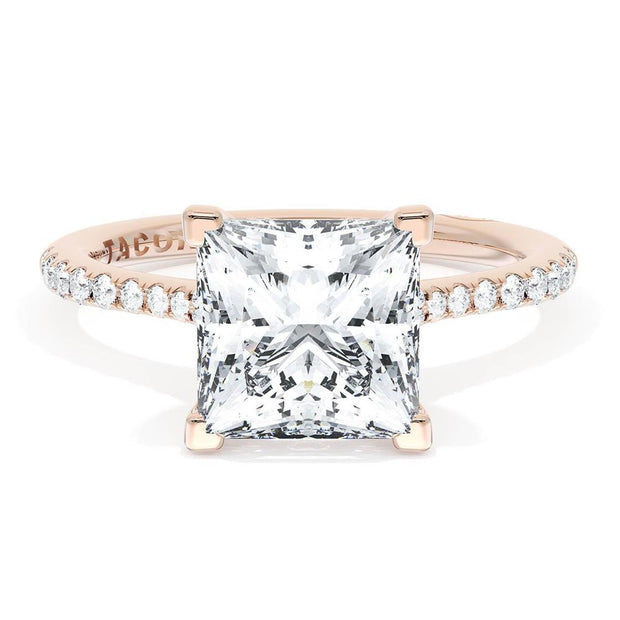 Princess Solitaire Engagement Ring