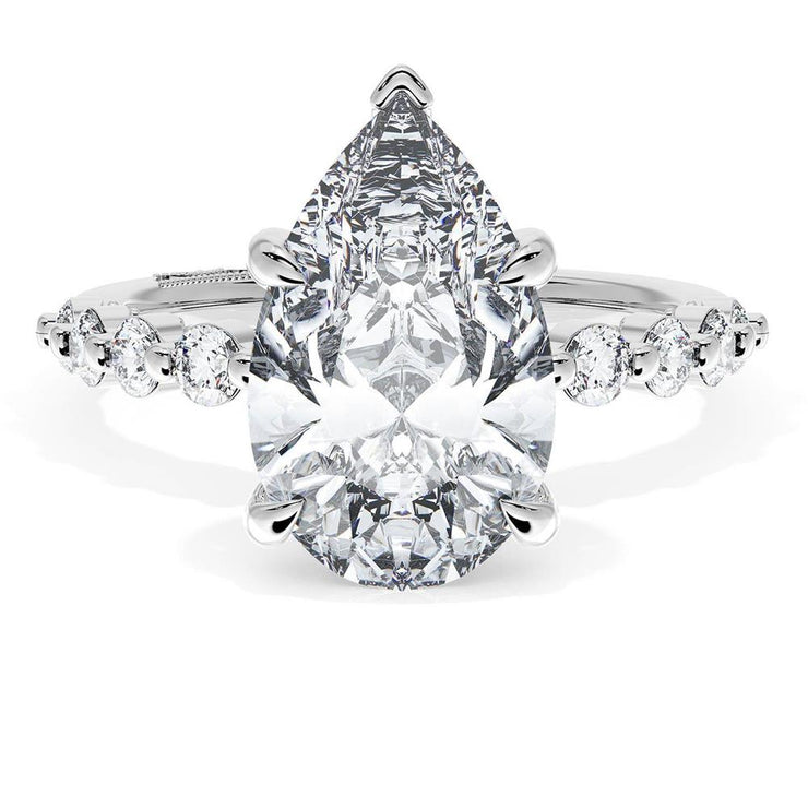 Pear Solitaire Engagement Ring