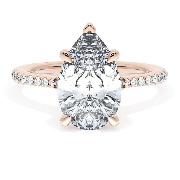 Pear Solitaire Engagement Ring