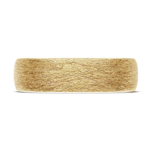 Classic Rounded in Brushed Finish Wedding Band