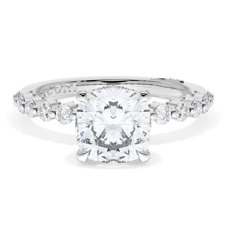 Cushion Solitaire Engagement Ring