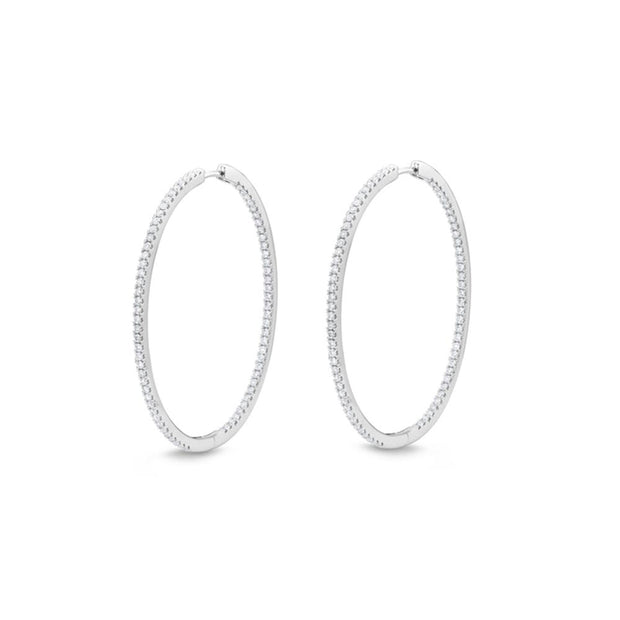 Oval Hinged Hoops