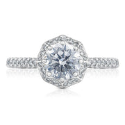Round Bloom Engagement Ring