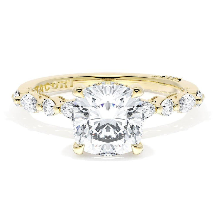 Cushion Solitaire Engagement Ring