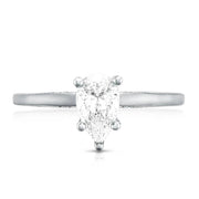 Pear Solitaire Engagement Ring