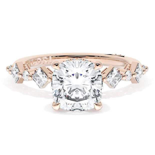 Cushion Solitaire Engagement Ring