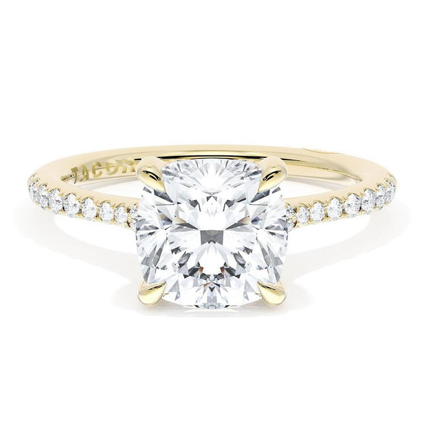 Cushion Solitaire Engagement Ring