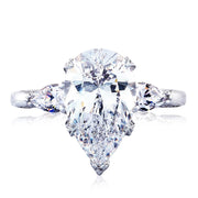 Pear 3-Stone Engagement Ring