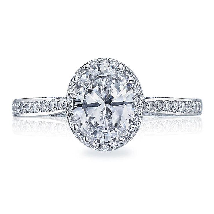 Oval Bloom Engagement Ring