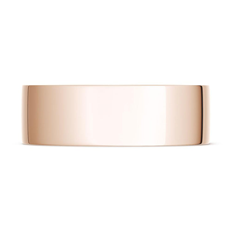 Classic Flat in High Polish Finish Wedding Band