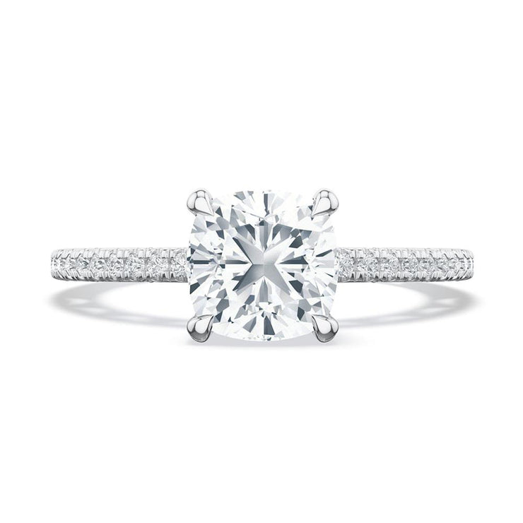 Cushion Solitaire Engagement Ring