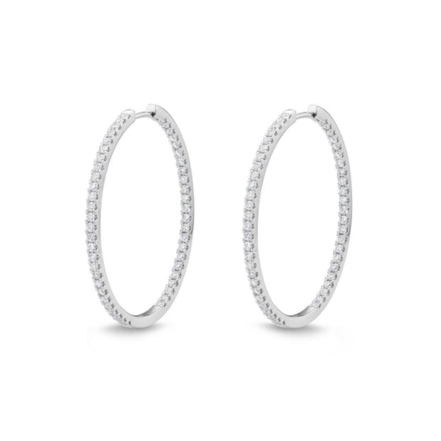 Oval Hinged Hoops