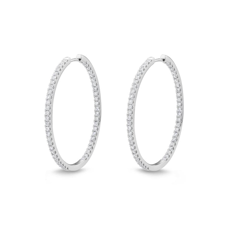 Oval Hinged Hoops