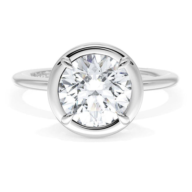 Round, Pear Bloom Engagement Ring