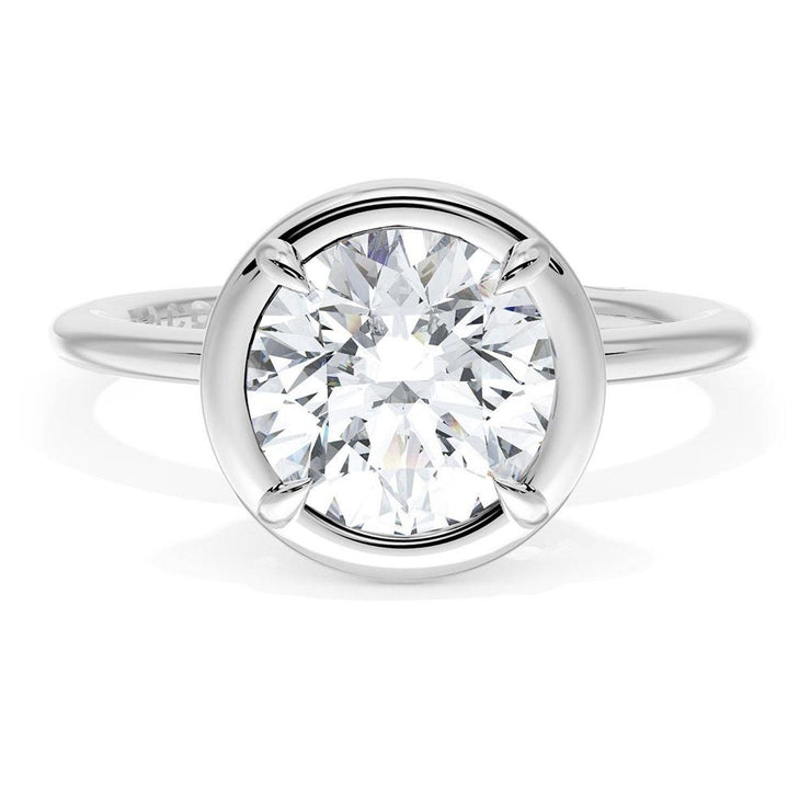 Round, Pear Bloom Engagement Ring
