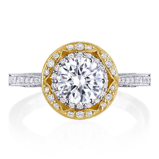 Round Bloom Engagement Ring