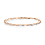 Shared Prong Diamond Bangle 1ctw approx.