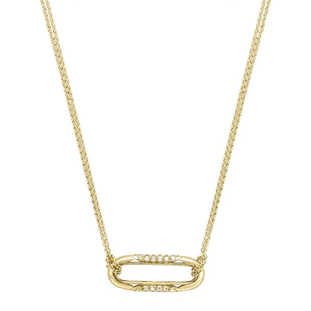 Link Pendant, Diamond