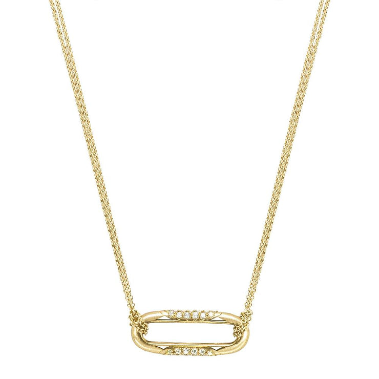 Link Pendant, Diamond