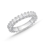 Geo Arts Princess-Cut Eternity Band 2.10-2.65ctw approx.