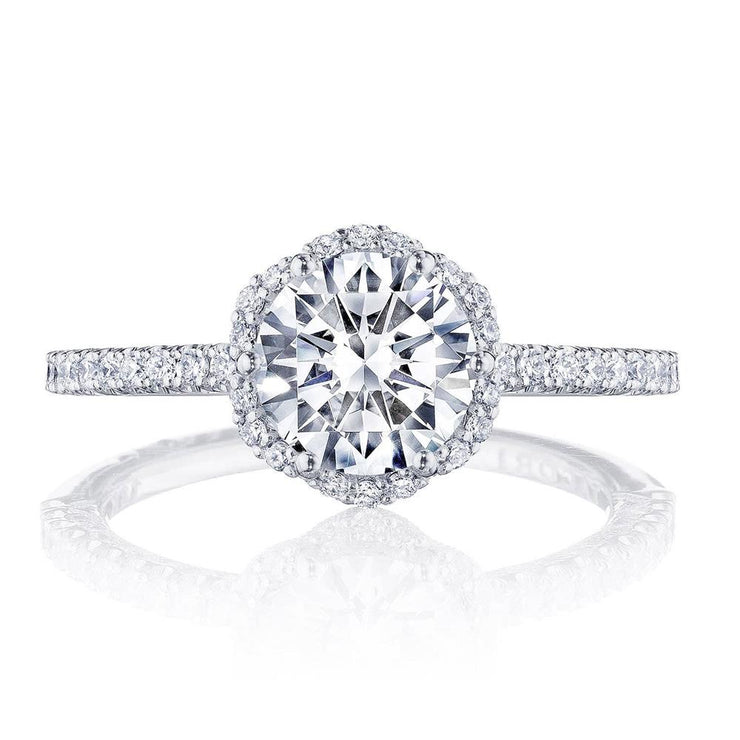 Round Bloom Engagement Ring