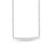 Diamond Bar Necklace .75ctw approx.