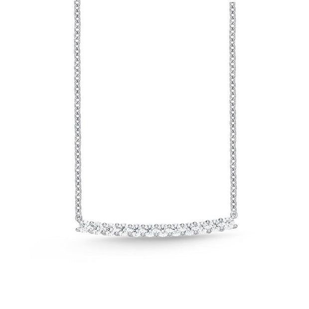 Diamond Bar Necklace .75ctw approx.