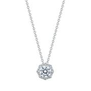 Art Deco Bloom Diamond Necklace