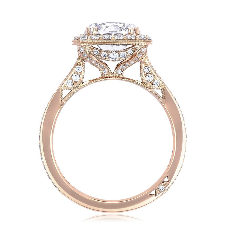 Round Bloom Engagement Ring