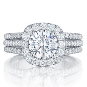 Round Bloom Engagement Ring