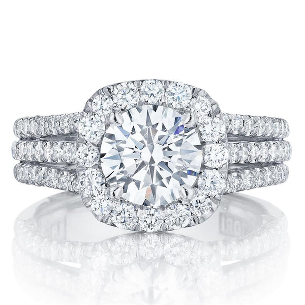 Round Bloom Engagement Ring