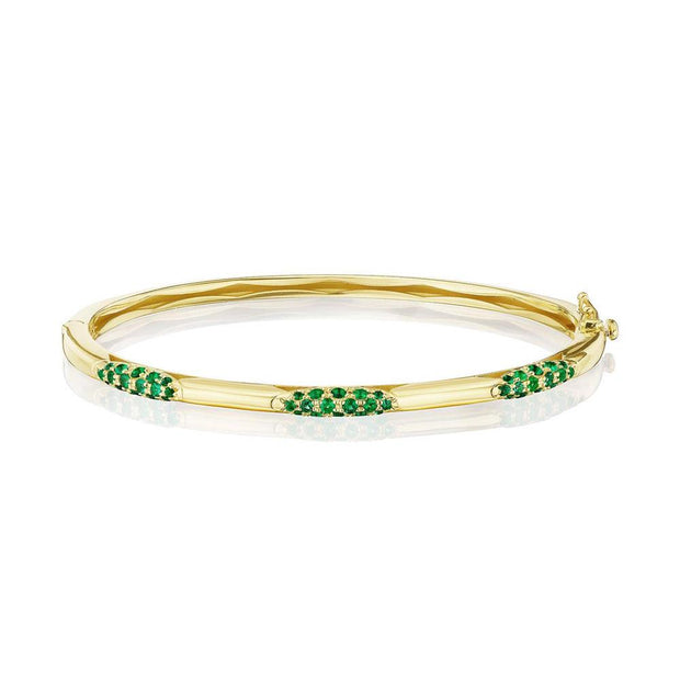 Bangle, Pulse Emerald, 3.25mm