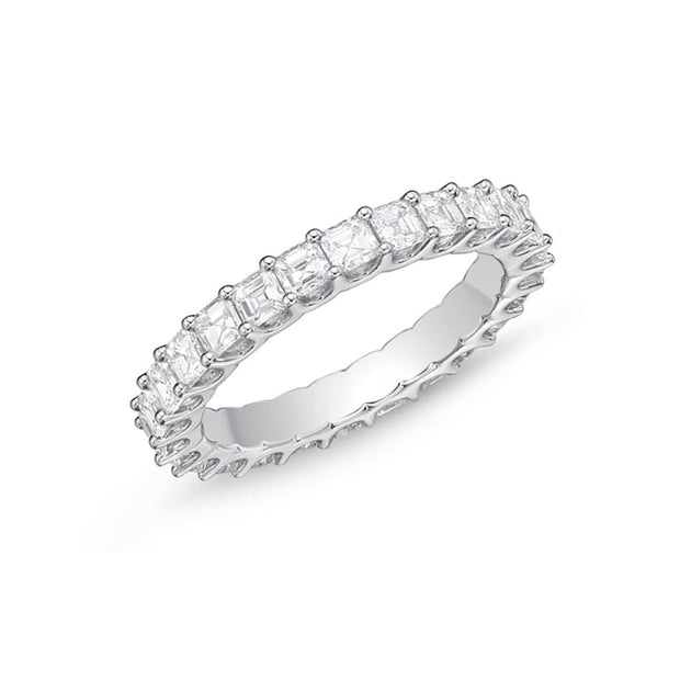 Geo Arts Eternity Asscher-Cut Band, 4st Ser., Mdl 02