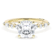 Cushion Solitaire Engagement Ring