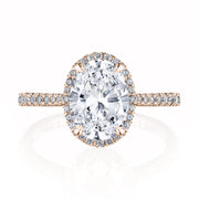 Oval Bloom Engagement Ring