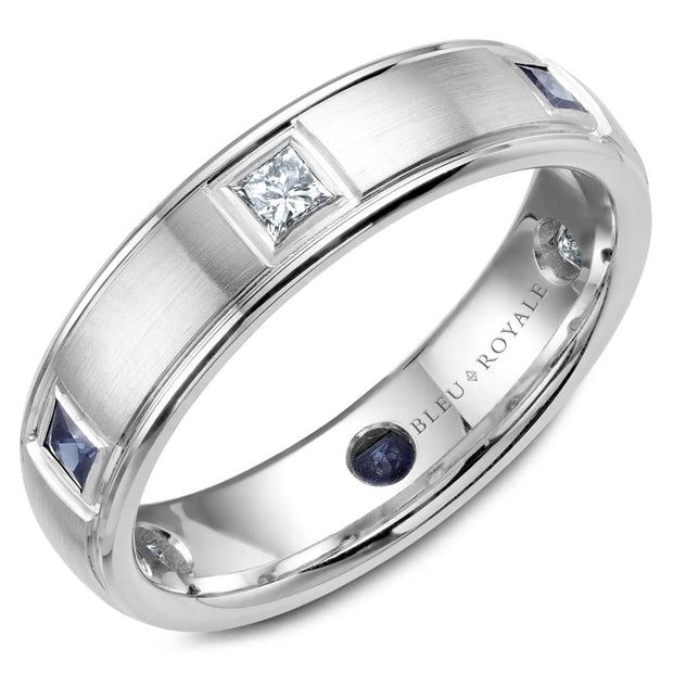 Bleu Royale Wedding Band