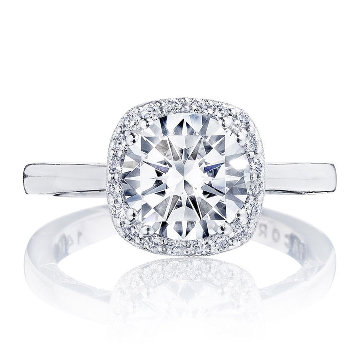 Round Bloom Engagement Ring