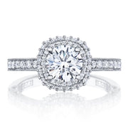 Round Bloom Engagement Ring