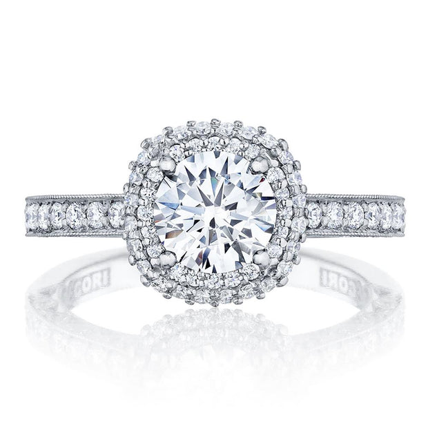 Round Bloom Engagement Ring