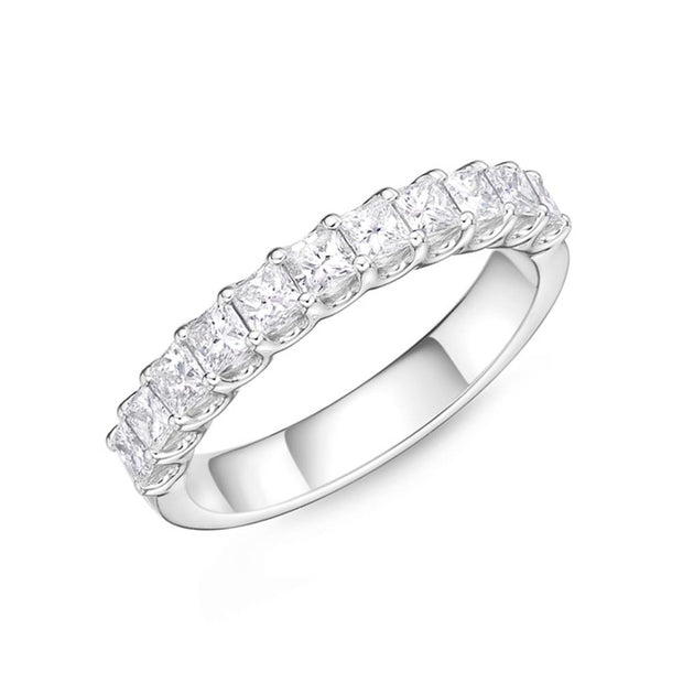 Geo Arts 11 Stone Princess Cut Band 1ctw approx. (min)