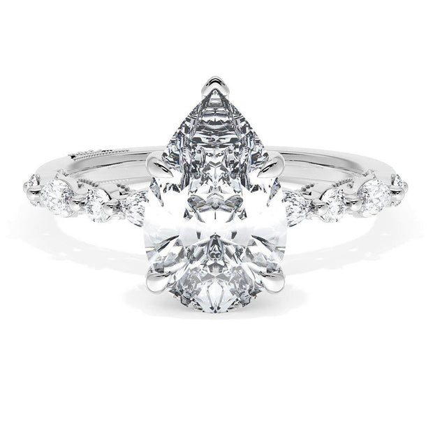 Pear Solitaire Engagement Ring