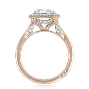 Round Bloom Engagement Ring