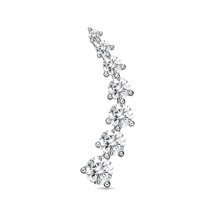 7-Stone Left Side Single Climber 0.75ctw approx.