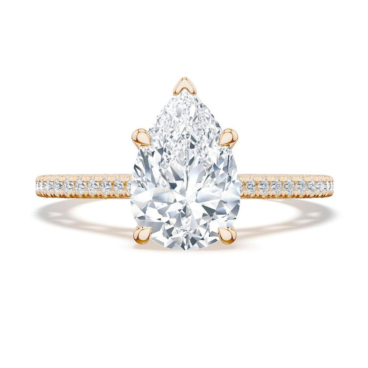 Pear Solitaire Engagement Ring