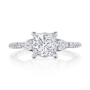 Princess 3-Stone Engagement Ring