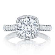 Round Bloom Engagement Ring