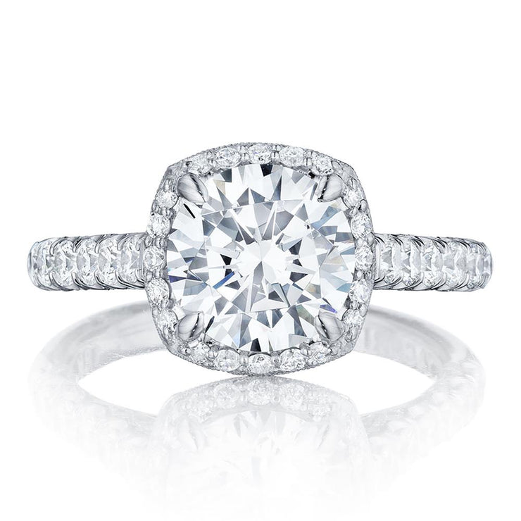 Round Bloom Engagement Ring