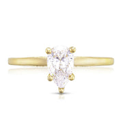 Pear Solitaire Engagement Ring