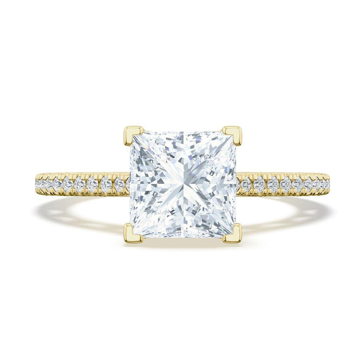 Princess Solitaire Engagement Ring