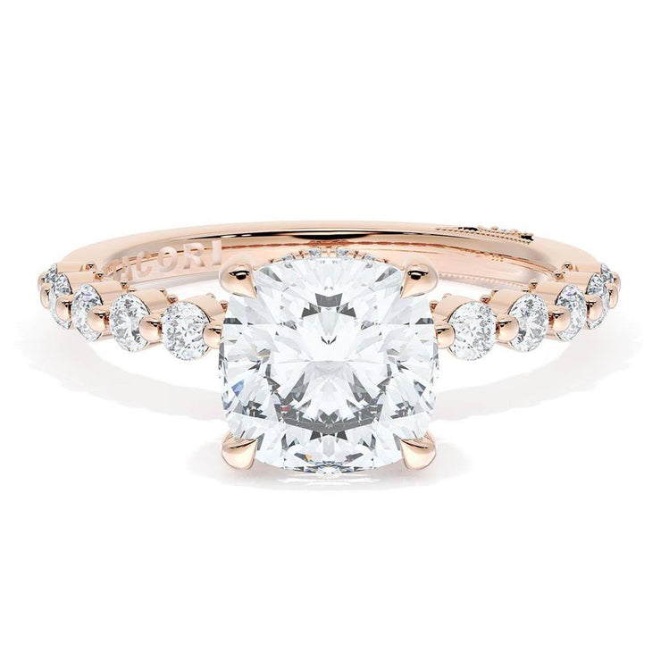 Cushion Solitaire Engagement Ring